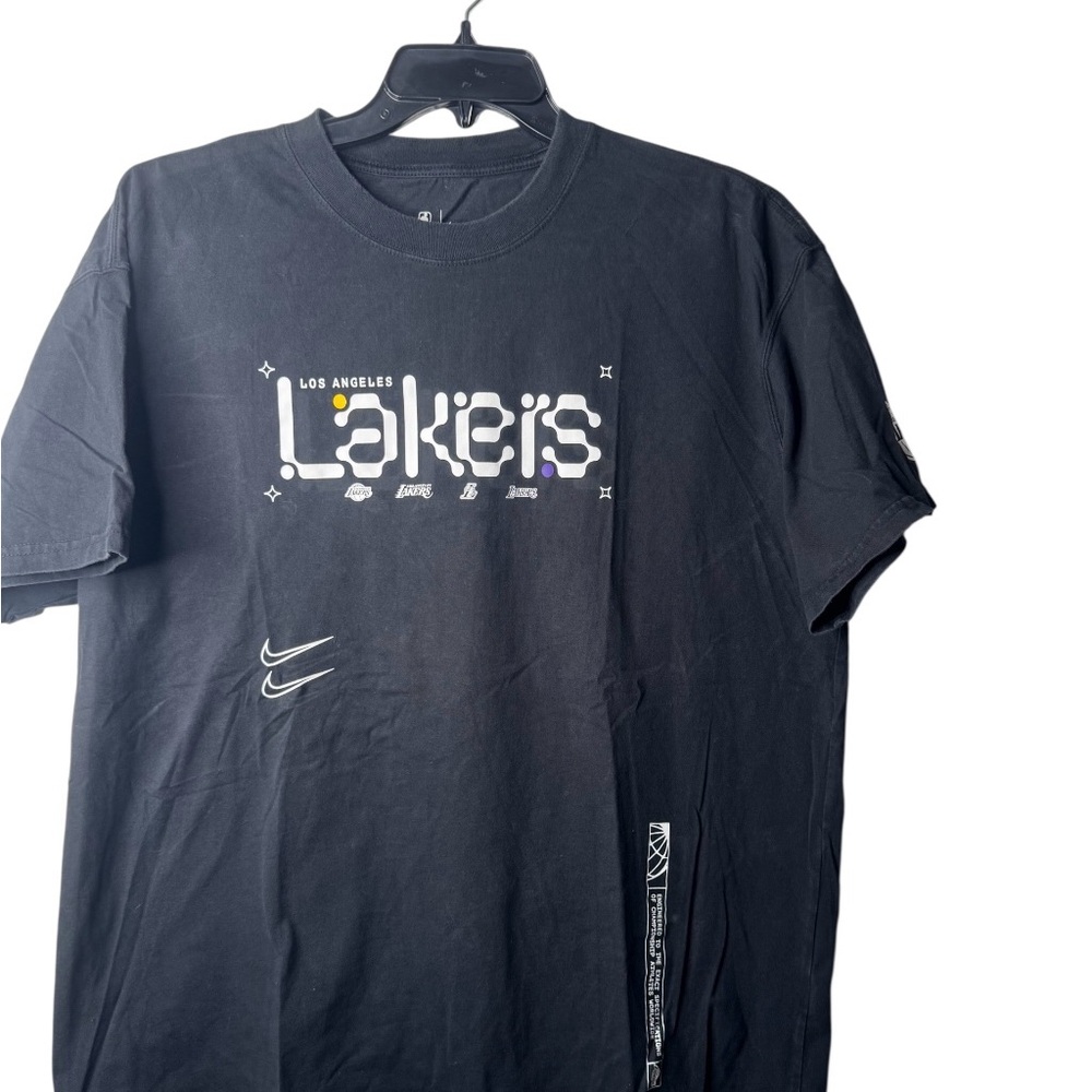 Nike Black Los Angeles Lakers Short Sleeve Tee